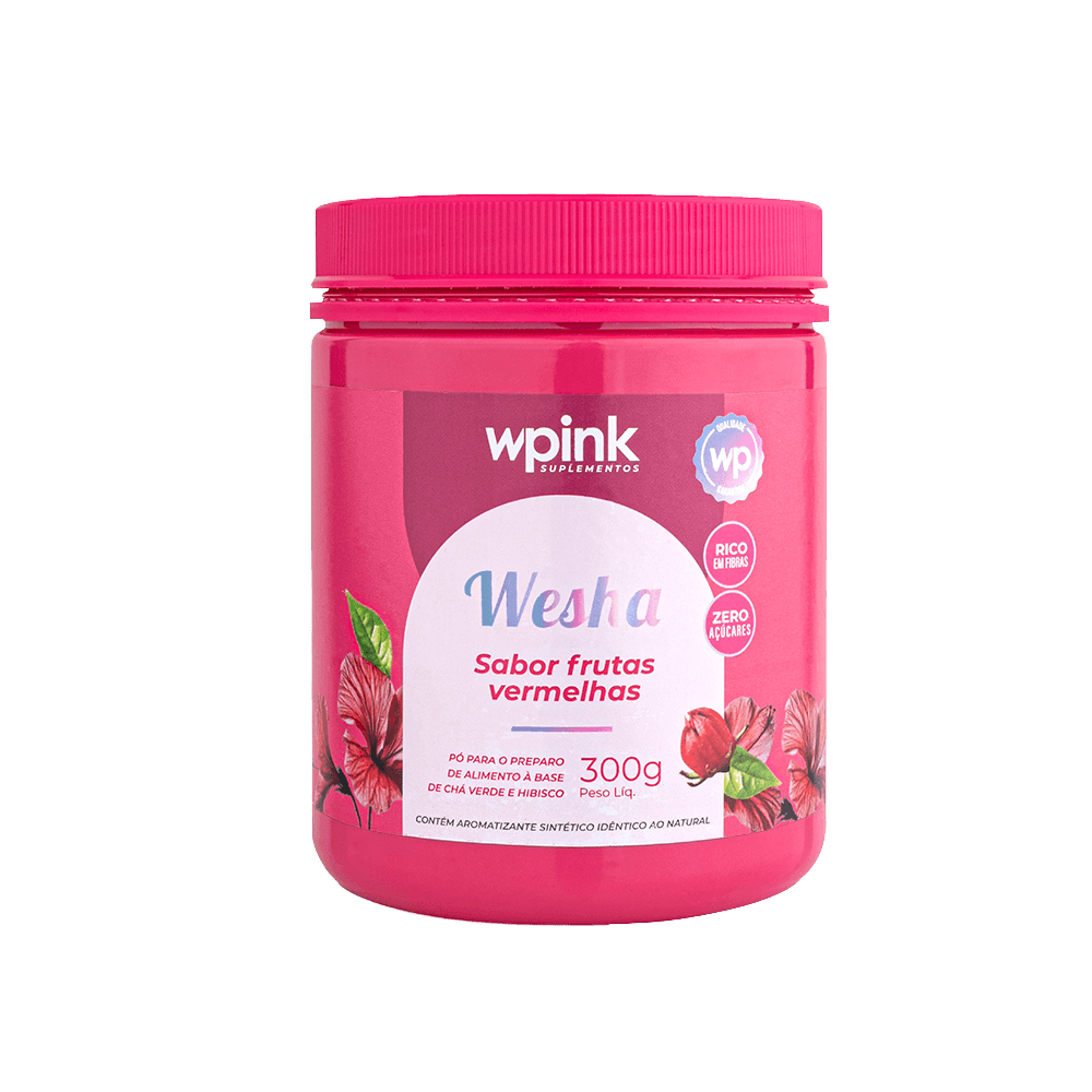 wesha chá verde e hibisco - 300g - wp